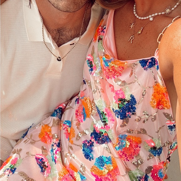 Sequin Backless Mini Dress - Picture 5 of 7